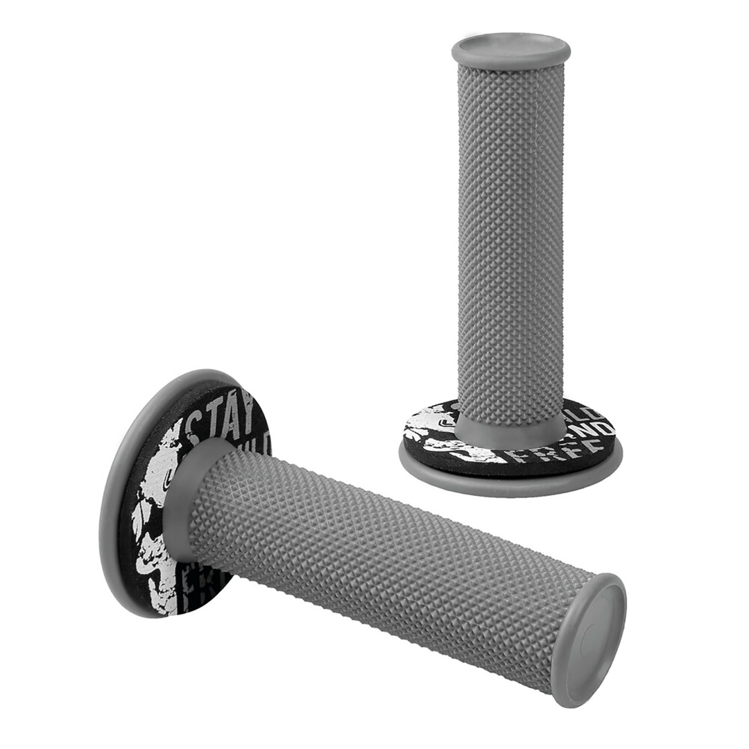 Εικόνα 1 από 3 — ΧΕΡΟΥΛΙΑ MOTO DONUT OFF-ROAD ΓΚΡΙ/ΓΚΡΙ 22MM+25MM 12CM 2ΤΕΜ