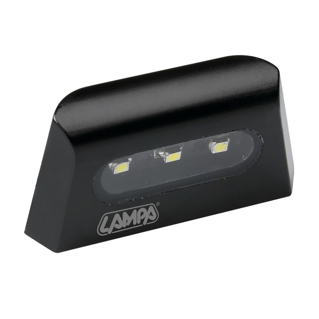 Εικόνα 2 από 6 — ΦΩΣ ΠΙΝΑΚΙΔΑΣ (ΠΛΑΦΟΝΙΕΡΑ) MOTO A-LON  12V 3LED SMD 57x30mm ΛΕΥΚΟ ΦΩΣ/ΜΑΥΡΟ ΧΡΩΜΑ 1ΤΕΜ