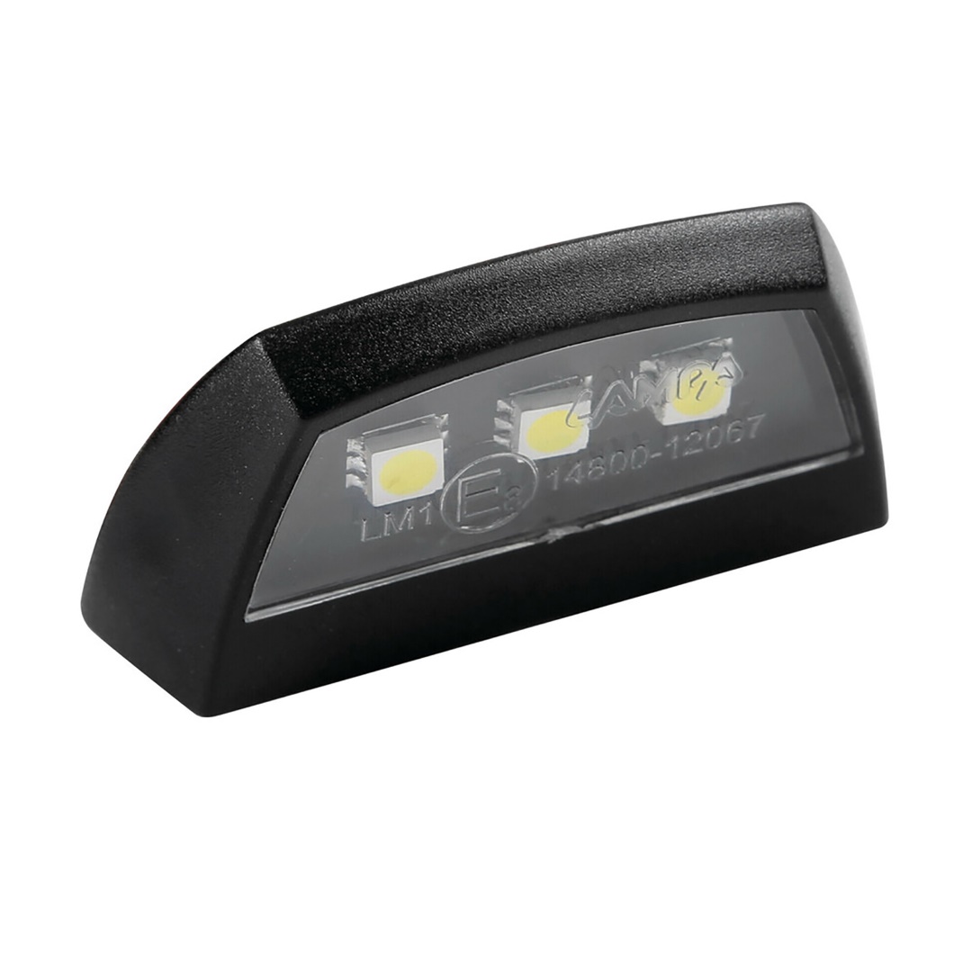 Εικόνα 2 από 6 — ΦΩΣ ΠΙΝΑΚΙΔΑΣ (ΠΛΑΦΟΝΙΕΡΑ) MOTO E-LON 12V 3LED SMD 58x31mm ΛΕΥΚΟ ΦΩΣ/ΜΑΥΡΟ ΧΡΩΜΑ 1ΤΕΜ