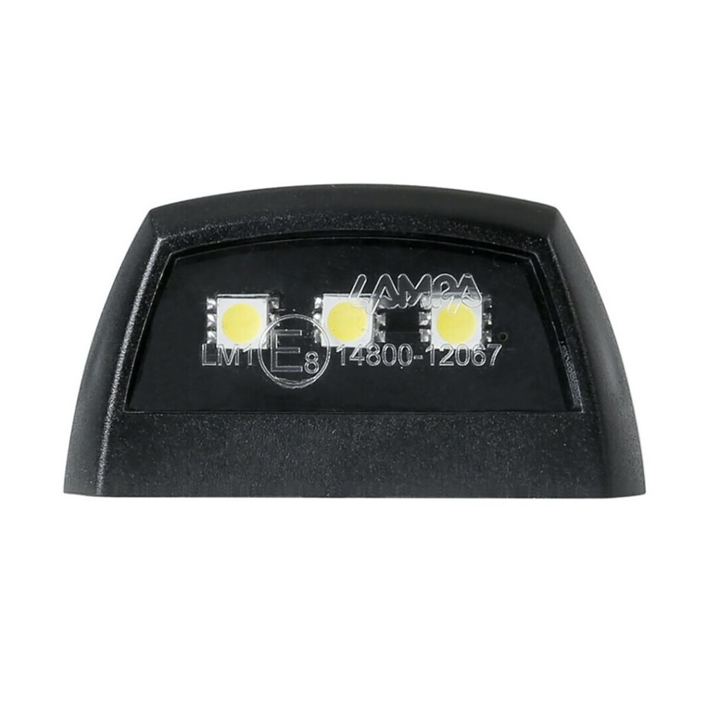 Εικόνα 4 από 6 — ΦΩΣ ΠΙΝΑΚΙΔΑΣ (ΠΛΑΦΟΝΙΕΡΑ) MOTO E-LON 12V 3LED SMD 58x31mm ΛΕΥΚΟ ΦΩΣ/ΜΑΥΡΟ ΧΡΩΜΑ 1ΤΕΜ