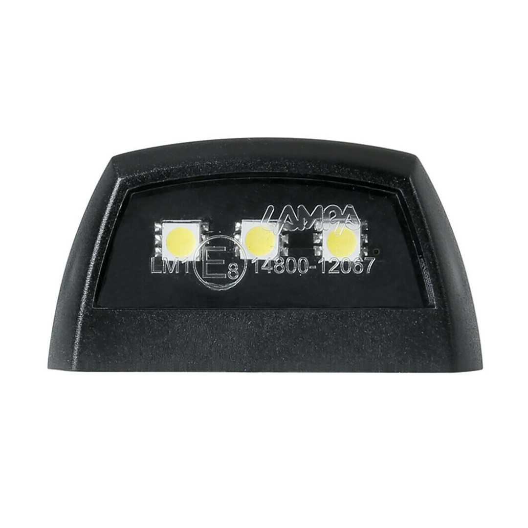 Εικόνα 4 από 6 — ΦΩΣ ΠΙΝΑΚΙΔΑΣ (ΠΛΑΦΟΝΙΕΡΑ) MOTO E-LON 12V 3LED SMD 58x31mm ΛΕΥΚΟ ΦΩΣ/ΜΑΥΡΟ ΧΡΩΜΑ 1ΤΕΜ