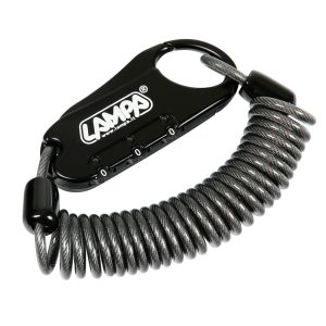 Lampa - Κλειδαριά Ασφαλείας Raptor με Συρματόσχοινο 150cm για Κράνη / Ποδήλατα / Laptop με Επαναρυθμιζόμενο 3ψήφιο Συνδυασμό και Ατσάλινο Πυρήνα - 1 Τεμ. (9059.5-LB-LM)