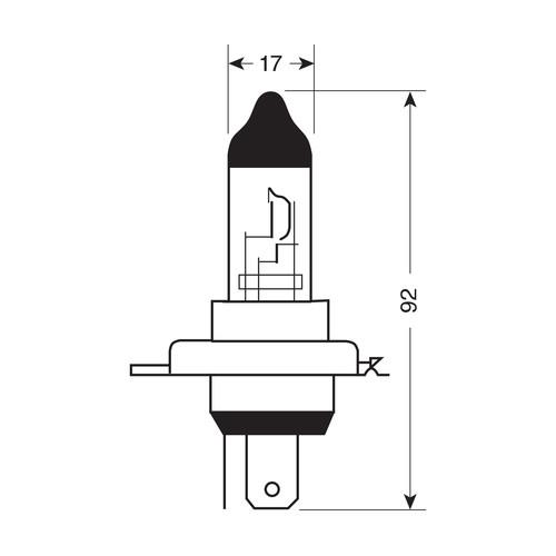 Εικόνα 3 από 4 — HS1 12V 35/35W 4.150K BLUE-XENON 1ΤΕΜ.