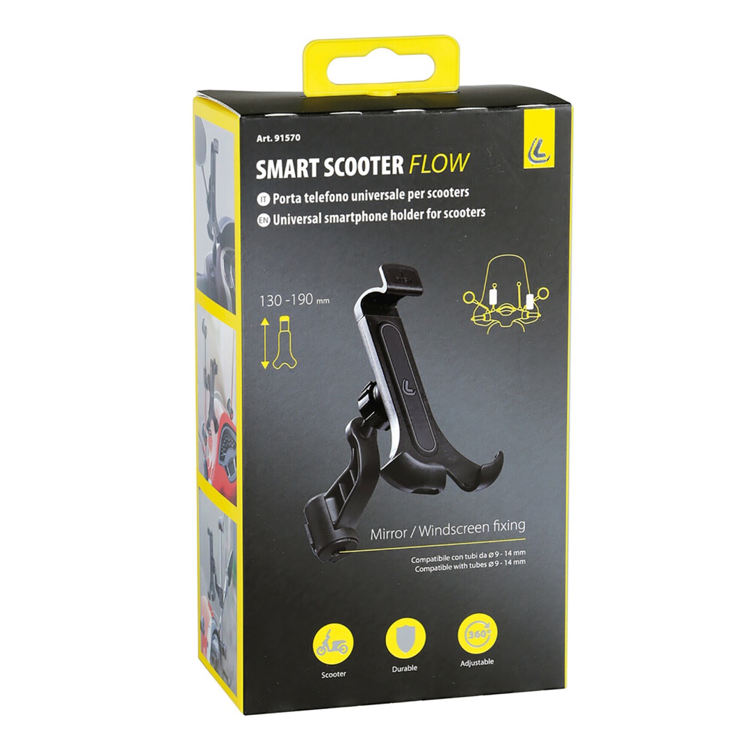 Εικόνα 10 από 11 — ΒΑΣΗ ΣΤΗΡΙΞΗΣ ΚΙΝΗΤΟΥ SMART SCOOTER FLOW 130-190mm ( ΜΕ ΣΤΗΡΙΞΗ ΣΤΟ ΚΑΘΡΕΠΤΗ Η ΣΕ ΜΠΑΡΑ 9-14mm)
