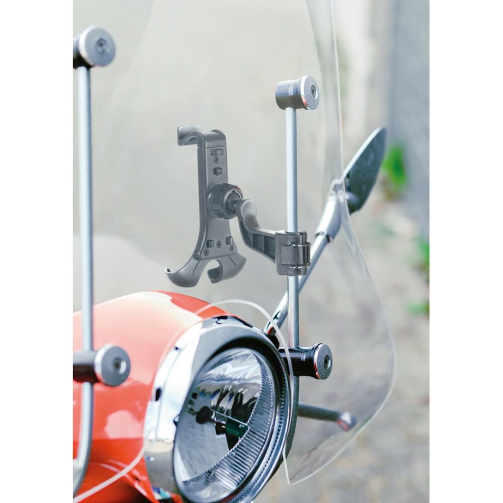 Εικόνα 7 από 11 — ΒΑΣΗ ΣΤΗΡΙΞΗΣ ΚΙΝΗΤΟΥ SMART SCOOTER FLOW 130-190mm ( ΜΕ ΣΤΗΡΙΞΗ ΣΤΟ ΚΑΘΡΕΠΤΗ Η ΣΕ ΜΠΑΡΑ 9-14mm)