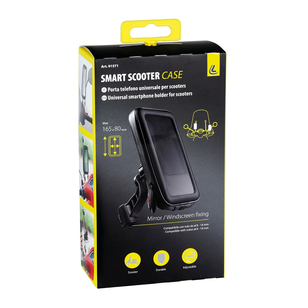 Εικόνα 12 από 13 — ΒΑΣΗ ΣΤΗΡΙΞΗΣ ΚΙΝΗΤΟΥ SMART SCOOTER CASE 165x90mm ( ΜΕ ΣΤΗΡΙΞΗ ΣΤΟ ΚΑΘΡΕΠΤΗ Η ΣΕ ΜΠΑΡΑ 9-14mm)