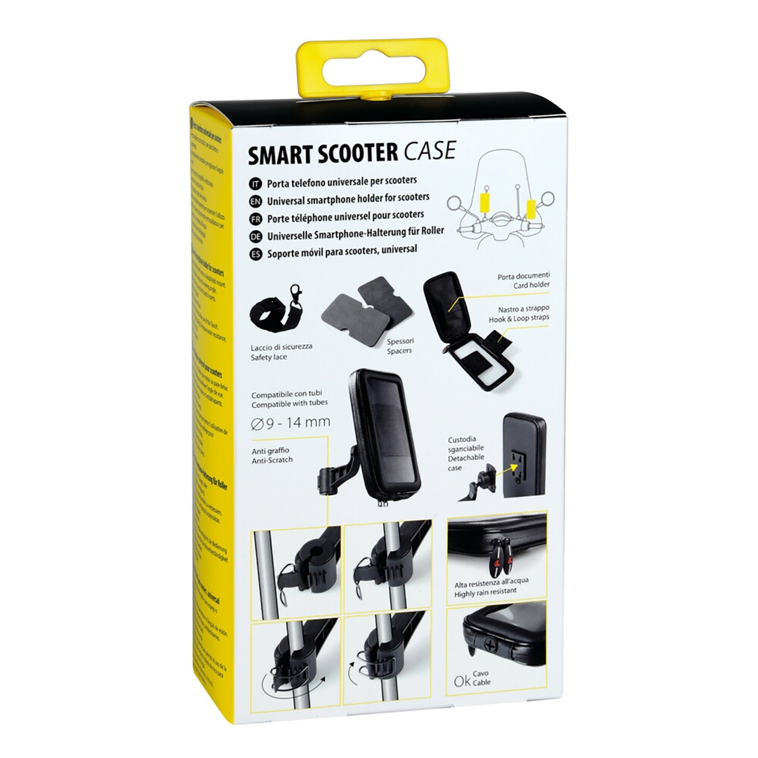 Εικόνα 13 από 13 — ΒΑΣΗ ΣΤΗΡΙΞΗΣ ΚΙΝΗΤΟΥ SMART SCOOTER CASE 165x90mm ( ΜΕ ΣΤΗΡΙΞΗ ΣΤΟ ΚΑΘΡΕΠΤΗ Η ΣΕ ΜΠΑΡΑ 9-14mm)