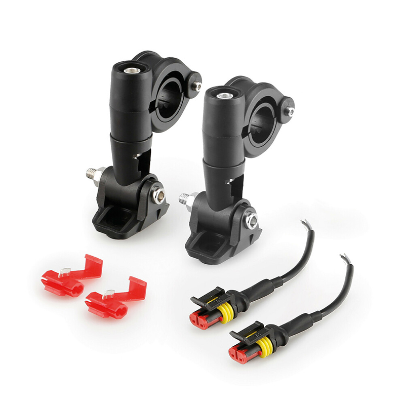 Εικόνα 3 από 6 — Lampa – Προβολείς Ομίχλης Moto FOG-X1 12V 20W 2123lm 6000-6500K Φ76mm 4 LED Αδιάβροχοι IP68 με Καλωδίωση και Βάσεις Φ24-26mm – Σετ 2 Τεμ. (9158.1-LM)