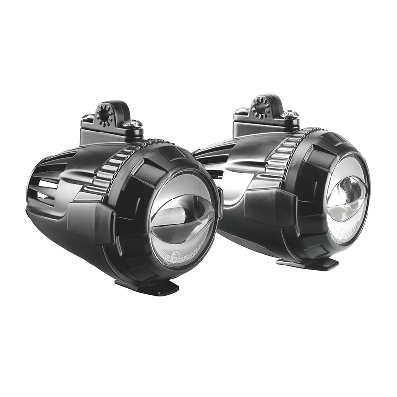 Εικόνα 2 από 6 — Lampa – Προβολείς Ομίχλης Moto FOG-X2 12V 30W 2100lm 6000-6500K Φ71mm 1 LED Αδιάβροχοι IP68 με Καλωδίωση και Βάσεις Φ38-39mm – Σετ 2 Τεμ. (9158.2-LM)