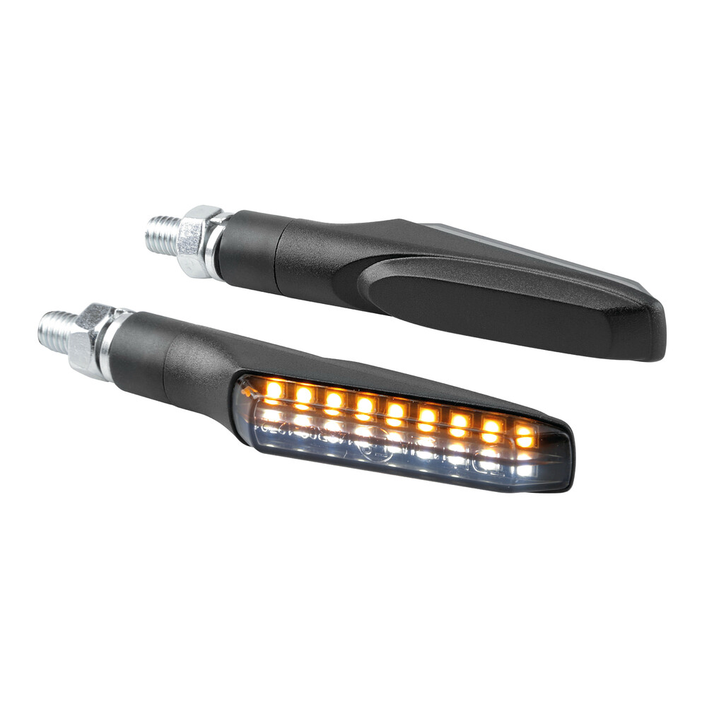 Εικόνα 1 από 3 — ΦΛΑΣ MOTO ΕΜΠΡΟΣ 12V SMD LED VICTORY ΜΑΥΡΟ 2 ΧΡΗΣΕΩΝ (ΘΕΣΕΩΣ /ΦΛΑΣ) 91x15mm  LAMPA  – 2 TEM