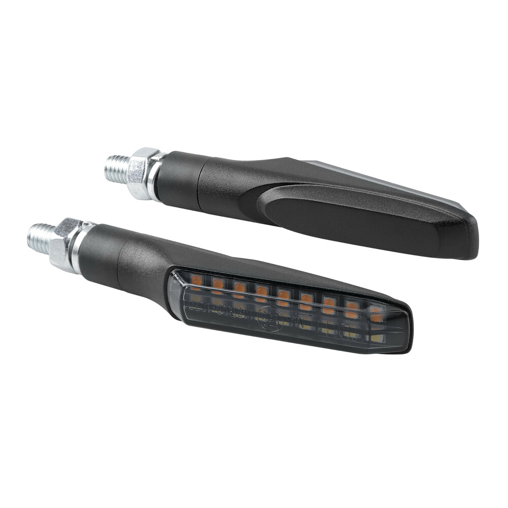 Εικόνα 2 από 3 — ΦΛΑΣ MOTO ΕΜΠΡΟΣ 12V SMD LED VICTORY ΜΑΥΡΟ 2 ΧΡΗΣΕΩΝ (ΘΕΣΕΩΣ /ΦΛΑΣ) 91x15mm  LAMPA  – 2 TEM