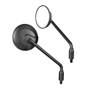 ΚΑΘΡΕΠΤΕΣ MOTO NEO CLASSIC ΣΤΡΟΓΓΥΛΟΙ M10x1,25 DX ΜΑΥΡΟΙ LAMPA - 2 τεμ.
