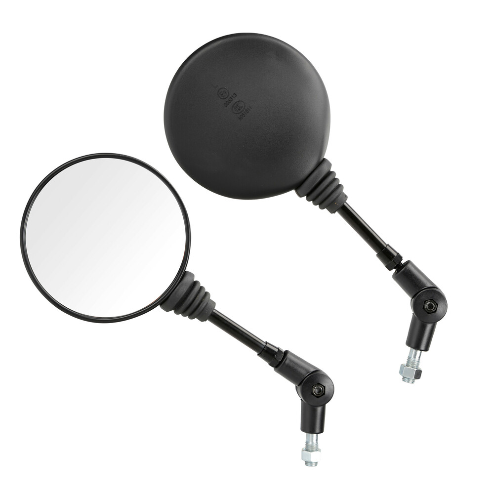 Εικόνα 1 από 5 — ΚΑΘΡΕΠΤΕΣ MOTO BICO ΣΤΡΟΓΓΥΛΟΙ M10x1,25 DX ΜΑΥΡΟΙ LAMPA – 2 τεμ.