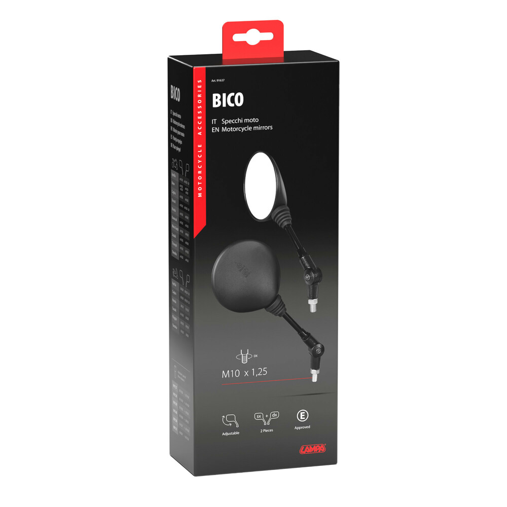 Εικόνα 5 από 5 — ΚΑΘΡΕΠΤΕΣ MOTO BICO ΣΤΡΟΓΓΥΛΟΙ M10x1,25 DX ΜΑΥΡΟΙ LAMPA – 2 τεμ.