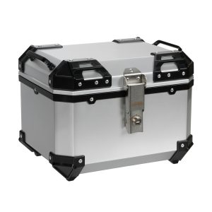 Lampa – Βαλιτσάκι Μοτοσυκλέτας T-Box 35L Ασημί για Ασφαλή Μεταφορά Εξοπλισμού με Σύστημα Γρήγορης Απελευθέρωσης – 1 Τεμ. (9166.6-LM)