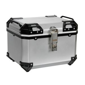 Lampa – Βαλιτσάκι Μοτοσυκλέτας T-Box 45L Ασημί για Άνετη Μεταφορά Εξοπλισμού με Σύστημα Γρήγορης Απελευθέρωσης – 1 Τεμ. (9166.8-LM)