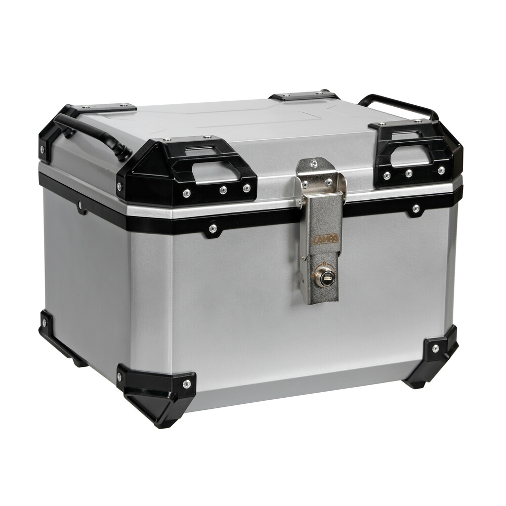 Εικόνα 1 από 11 — Lampa – Βαλιτσάκι Μοτοσυκλέτας T-Box 45L Ασημί για Άνετη Μεταφορά Εξοπλισμού με Σύστημα Γρήγορης Απελευθέρωσης – 1 Τεμ. (9166.8-LM)