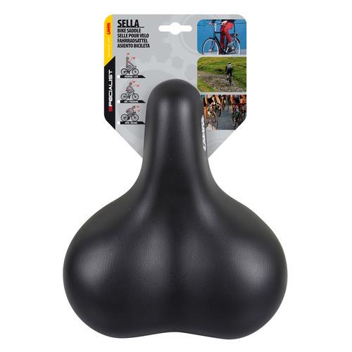 Εικόνα 2 από 2 — Σέλα ποδηλάτου (260x225mm /690gr) μαύρη Relax City S-6 Selle/Saddles Specialist