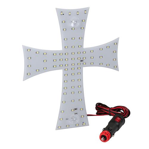 Εικόνα 1 από 3 — ΣΤΑΥΡΟΣ 24V ΜΕ 81 LED ΛΕΥΚΟ ΜΕ ΦΙΣ ΑΝΑΠΤΗΡΑ ΚΑΙ ΚΑΛΩΔΙΟ 200cm 200x250mm
