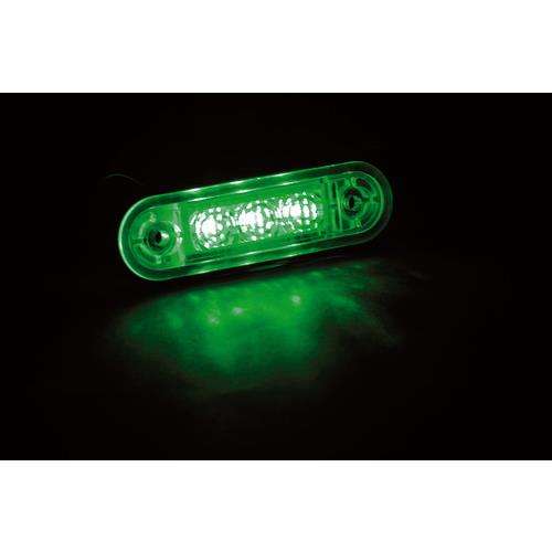 Εικόνα 3 από 4 — ΦΩΣ ΟΓΚΟΥ ΦΟΡΤΗΓΟΥ 24V 3LED 80x22mm ΠΡΑΣΙΝΟ 1ΤΕΜ.
