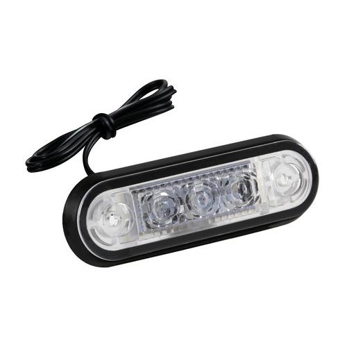 Εικόνα 1 από 4 — ΦΩΣ ΟΓΚΟΥ ΦΟΡΤΗΓΟΥ 24V 3LED 80x22mm ΠΡΑΣΙΝΟ 1ΤΕΜ.