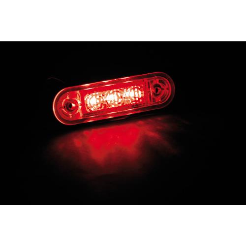 Εικόνα 2 από 5 — ΦΩΣ ΟΓΚΟΥ ΦΟΡΤΗΓΟΥ 24V 3LED 80x22mm ΚΟΚΚΙΝΟ 1ΤΕΜ