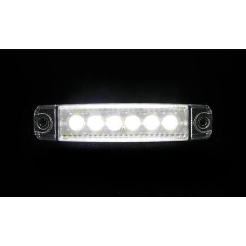 Εικόνα 3 από 5 — ΦΩΣ ΟΓΚΟΥ 6LED ΛΕΥΚΟ 12/24V 96mm ΑΔΙΑΒΡΟΧΟ 1ΤΕΜ.