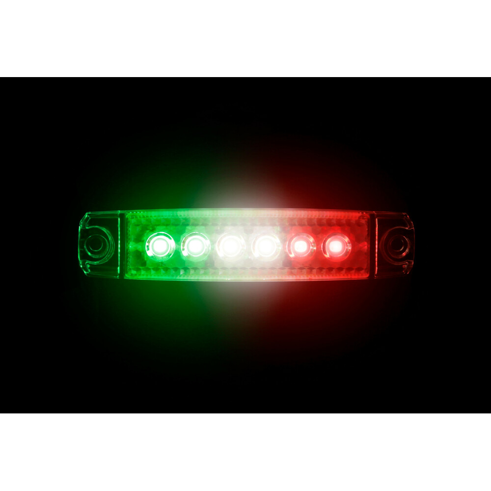 Εικόνα 2 από 4 — ΦΩΣ ΟΓΚΟΥ 6LED ΣΗΜΑΙΑ ΙΤΑΛΙΑΣ (ΠΡΑΣΙΝΟ/ΛΕΥΚΟ/ΚΟΚΚΙΝΟ) SMD 12/24V 96mm  LAMPA – 1 ΤΕΜ.