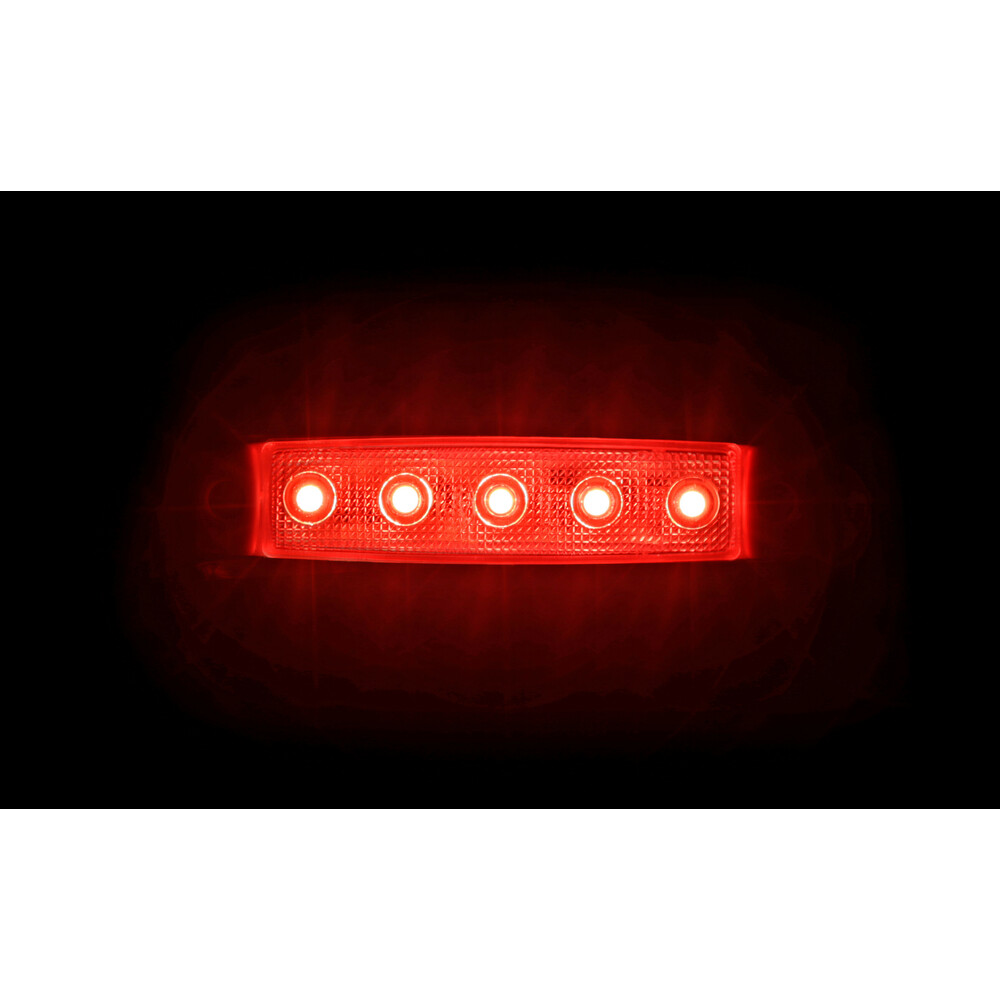 Εικόνα 3 από 5 — ΦΩΣ ΟΓΚΟΥ 12/24V 5xSMD LED ΚΟΚΚΙΝΟ 96x20mm ΜΕ ΕΓΚΡΙΣΗ ΤΥΠΟΥ R7/R10  LAMPA – 1 TEM.