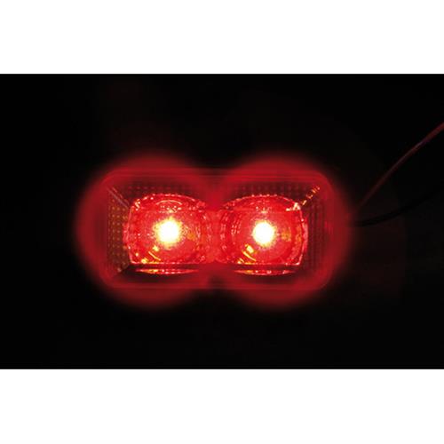 Εικόνα 3 από 3 — Φως Φορτηγού 24V 2LED 70x35mm Κόκκινο