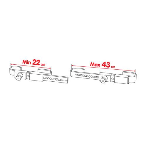 Εικόνα 4 από 8 — Κλειδαριά για  CONTAINER 22-43cm με κλειδί ZANNA