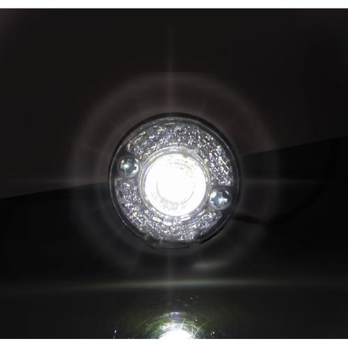 Εικόνα 7 από 7 — Φώτα Ογκου Φορτηγού 24V 1 Led 2τεμ Λευκά F-12