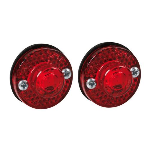 Εικόνα 1 από 8 — Φώτα Ογκου Φορτηγού 24V 1 Led 2τεμ Κόκκινα R-14