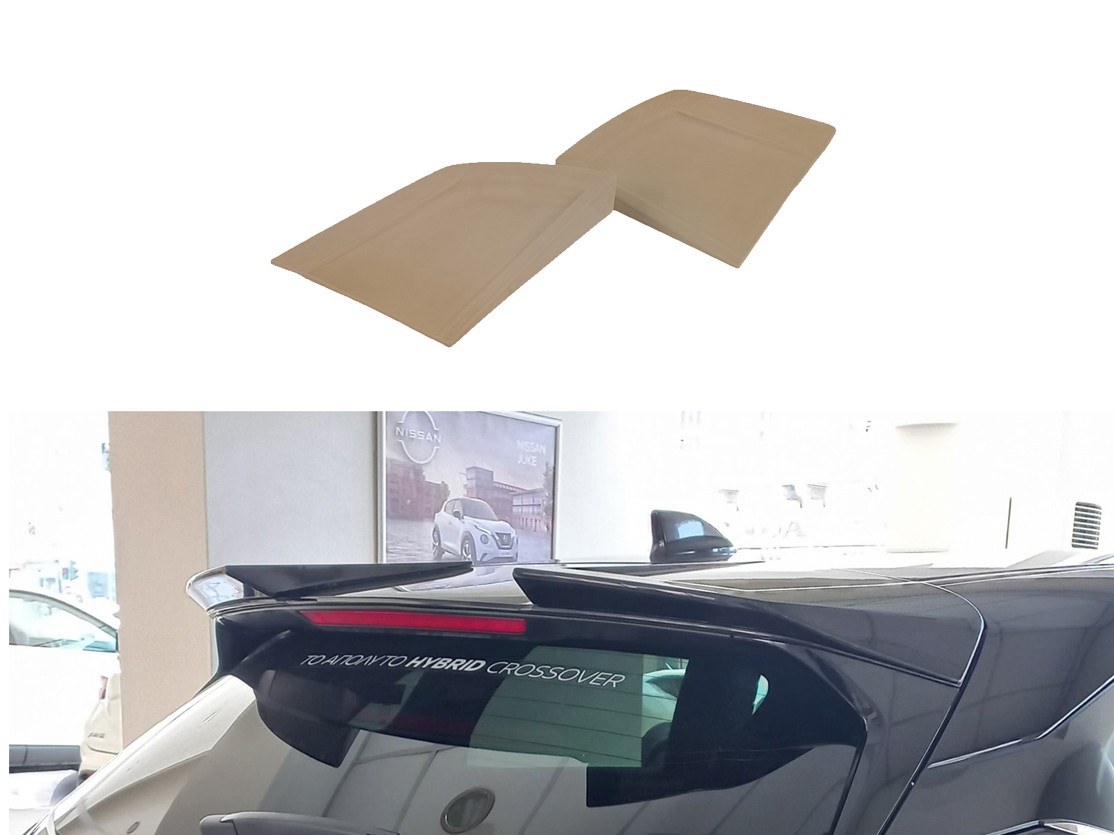Εικόνα 1 από 5 — Motordrome – Αεροτομή Οροφής για Nissan Qashqai J12 (2021-) – 1 Τεμ.  (A-471)