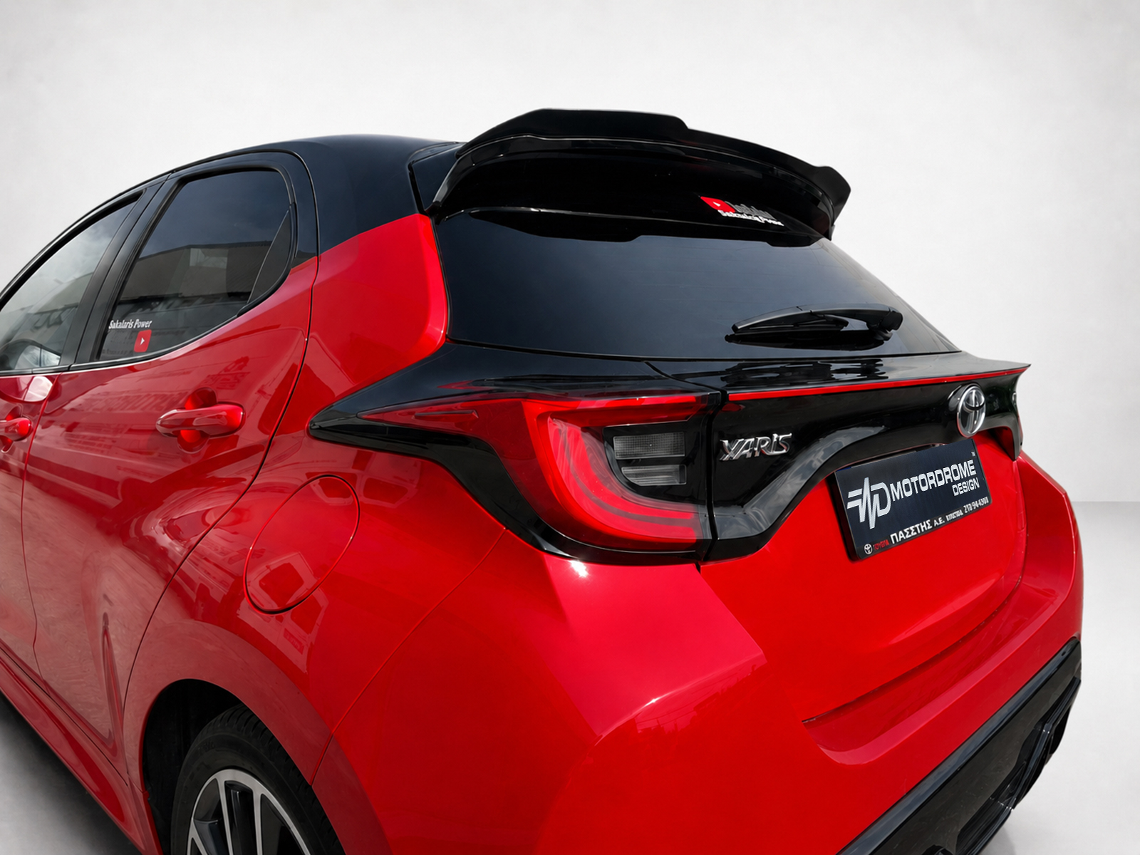 Εικόνα 1 από 7 — Motordrome – Επιπρόσθετη Αεροτομή για Toyota Yaris Mk4 (2020-) – 1 Τεμ.  (A-474)