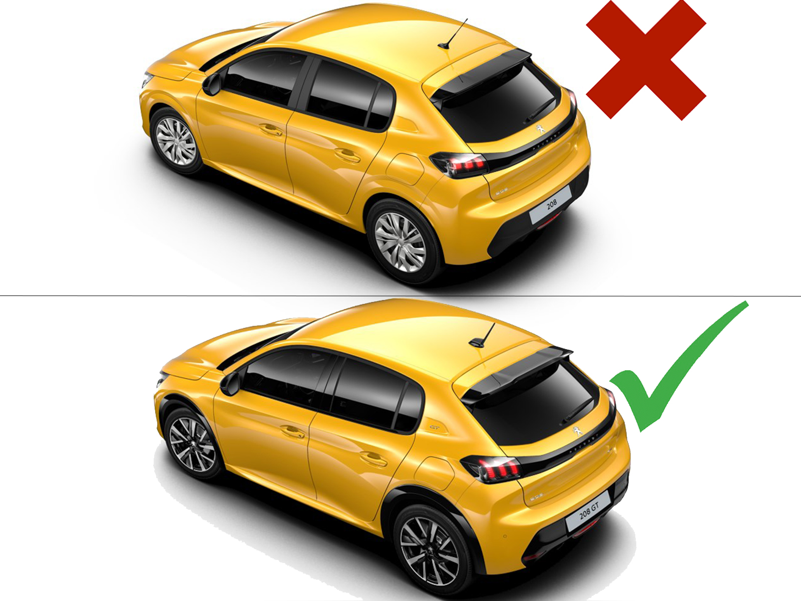 Εικόνα 7 από 9 — Motordrome – Αεροτομή Οροφής V.3 για Peugeot 208 Mk2 (2019-) – 1 Τεμ.  (A-484)