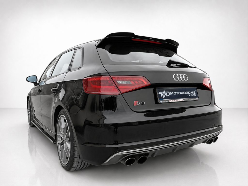 Εικόνα 2 από 6 — Motordrome – Επιπρόσθετη Αεροτομή για Audi S3 / A3 S-Line 8V / 8V FL Hatchback / Sportback – 1 Τεμ.  (A-487)