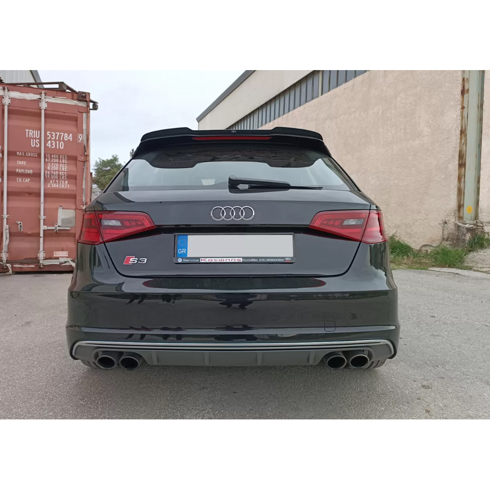 Εικόνα 3 από 10 — Motordrome – Επιπρόσθετη Αεροτομή για Audi S3 / A3 S-Line 8V / 8V FL Hatchback / Sportback – 1 Τεμ.  (A-487)