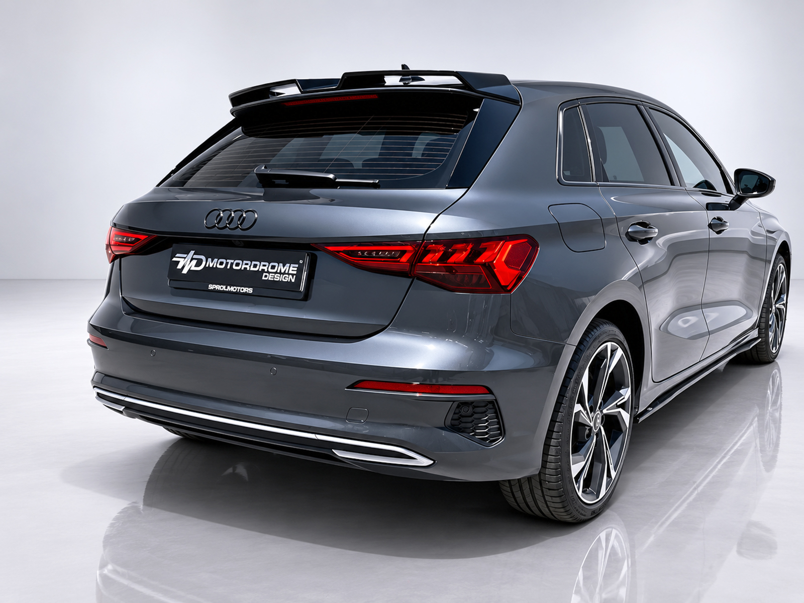 Εικόνα 3 από 6 — Motordrome – Αεροτομή Οροφής για Audi A3 8Y Sportback (2020-) – 1 Τεμ.  (A-499)