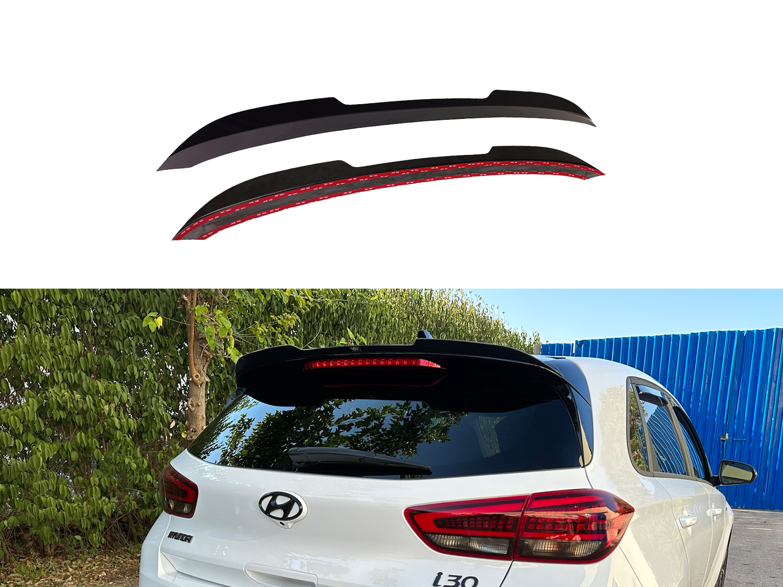 Εικόνα 1 από 6 — Motordrome – Επιπρόσθετη Αεροτομή για Hyundai i30 Mk3 (2016-) – 1 Τεμ.  (A-502)