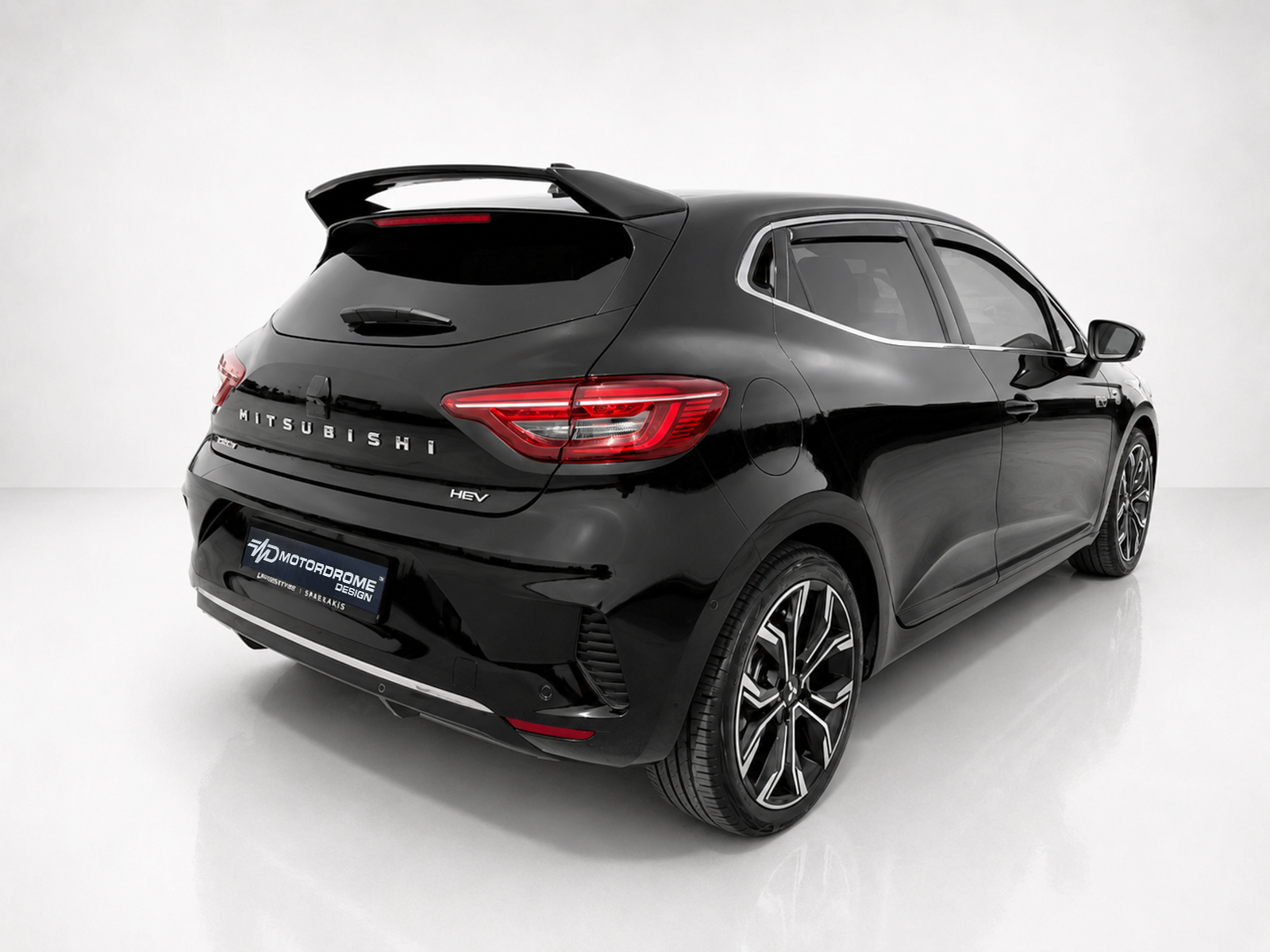 Εικόνα 2 από 6 — Motordrome – Αεροτομή Οροφής για Mitsubishi Colt (2023-) / Renault Clio Mk5 (2019-2025) – 1 Τεμ.  (A-520)