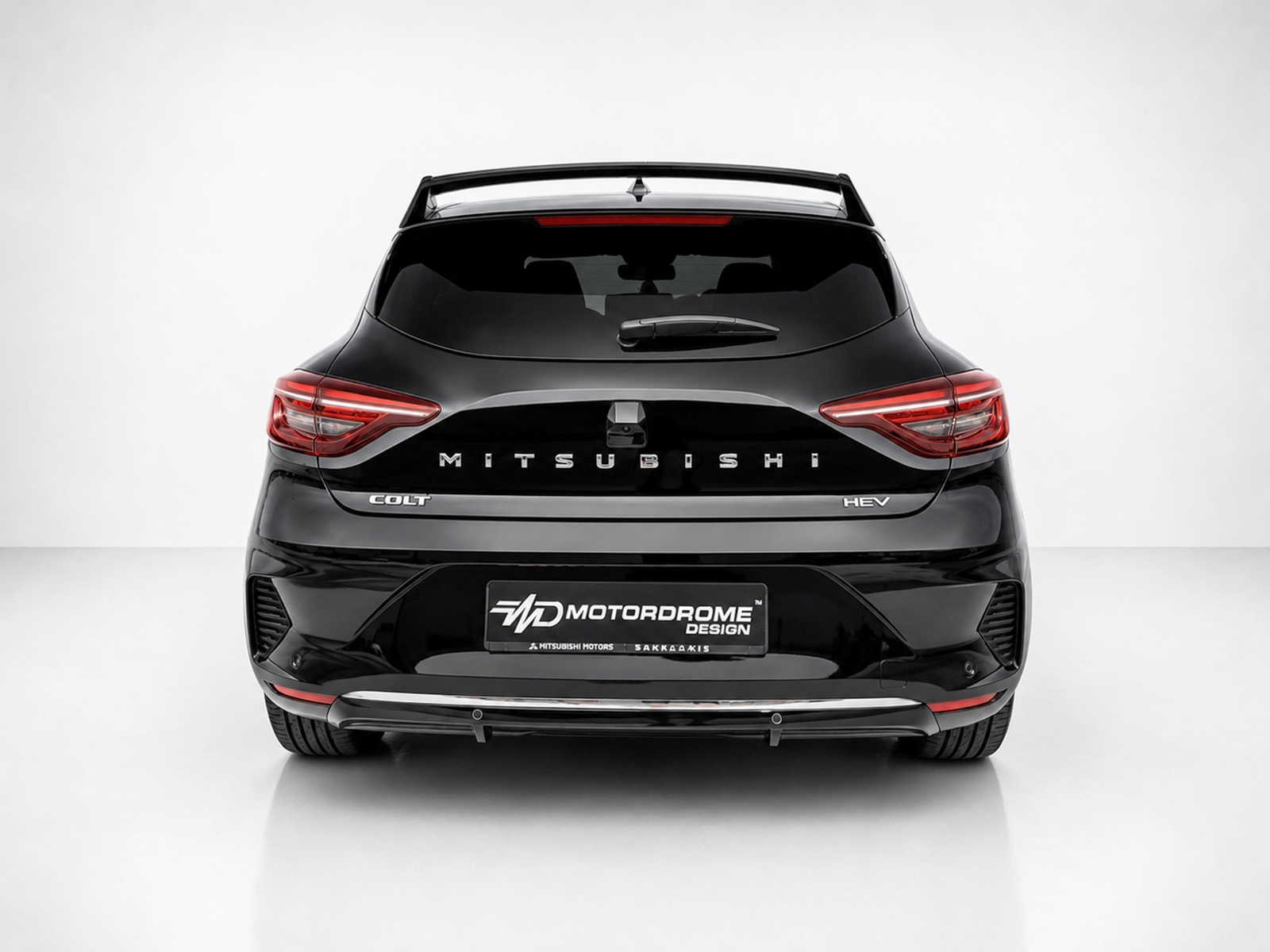Εικόνα 3 από 6 — Motordrome – Αεροτομή Οροφής για Mitsubishi Colt (2023-) / Renault Clio Mk5 (2019-2025) – 1 Τεμ.  (A-520)