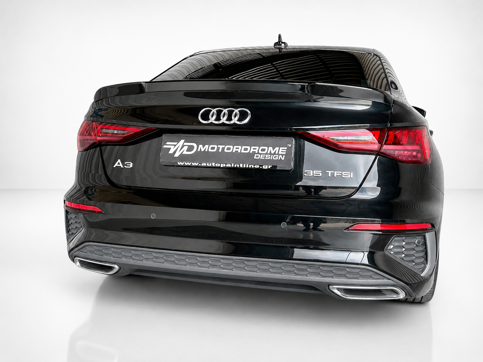 Εικόνα 4 από 7 — Motordrome – Αεροτομή για Audi A3 / A3 S-Line / S3 / RS3 Sedan 8Y – 1 Τεμ.  (A-529)