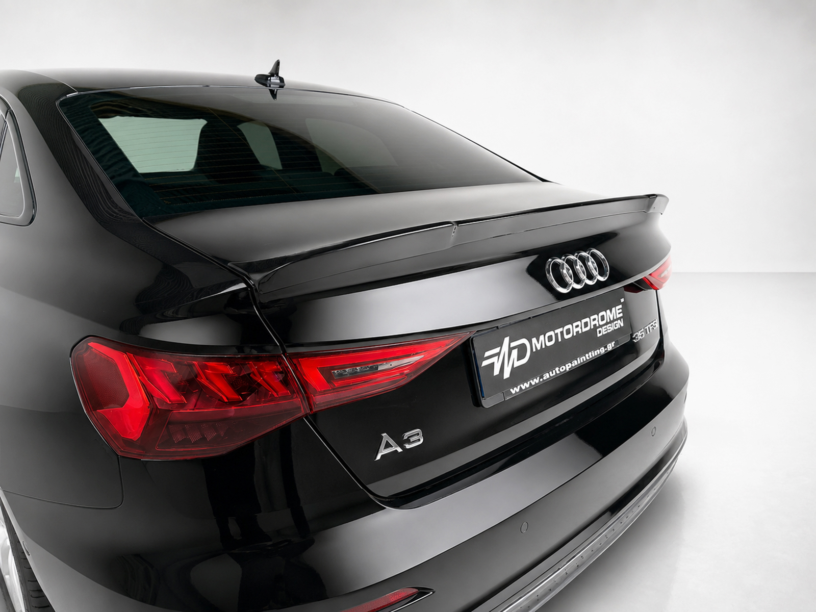 Εικόνα 6 από 7 — Motordrome – Αεροτομή για Audi A3 / A3 S-Line / S3 / RS3 Sedan 8Y – 1 Τεμ.  (A-529)