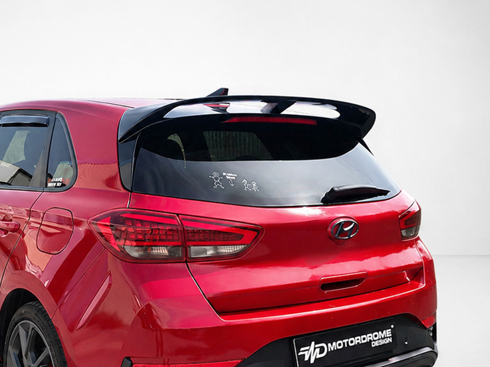 Εικόνα 1 από 6 — Motordrome – Αεροτομή Οροφής για Hyundai i30 Mk3 Hatchback (2016-) – 1 Τεμ.  (A-543)