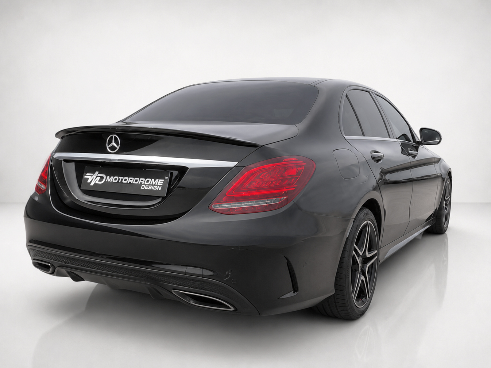 Εικόνα 2 από 4 — Motordrome – Αεροτομή Επικαθήμενη για Mercedes C-CLass W205 Sedan – 1 Τεμ.  (A-555)