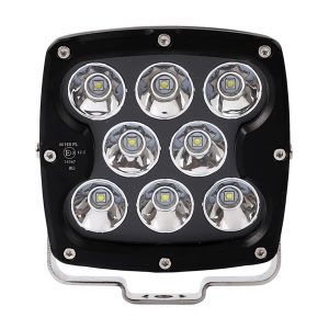 ΠΡΟΒΟΛΕΑΣ ΟΔΗΓΗΣΗΣ LED DRIVING LIGHTS ΜΑΥΡΟΣ 10-32V 80W 5600lm 8 CREE LED ΤΕΤΡΑΓΩΝΟΣ (130 x 130 x 86 mm) M-TECH