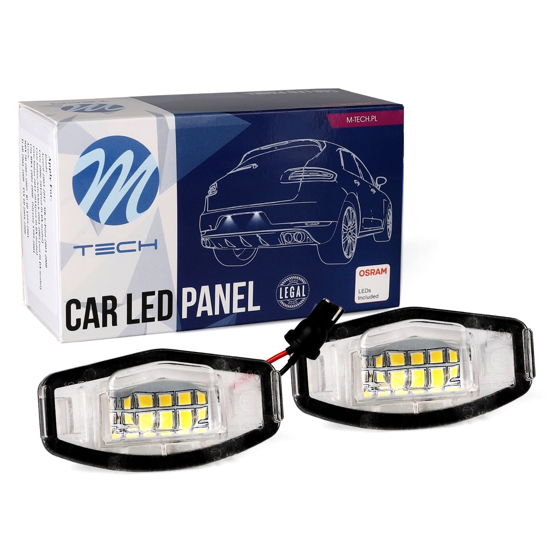Εικόνα 2 από 2 — ΦΩΤΑ ΠΙΝΑΚΙΔΑΣ LED HONDA / ACCURA MTECH – 2 ΤΜΧ.