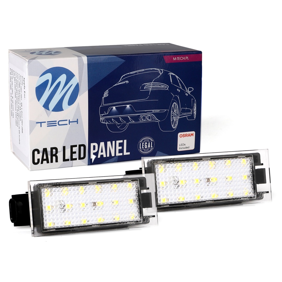 Εικόνα 2 από 2 — ΦΩΤΑ ΠΙΝΑΚΙΔΑΣ LED RENAULT MTECH – 2 ΤΜΧ.