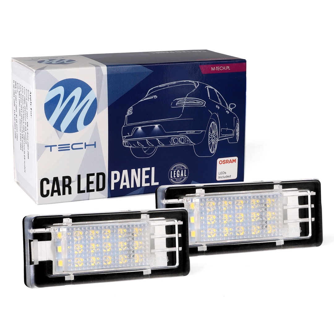 Εικόνα 2 από 2 — ΦΩΤΑ ΠΙΝΑΚΙΔΑΣ LED RENAULT CLIO / FLUENCE / LATITUDE MTECH – 2 ΤΜΧ.